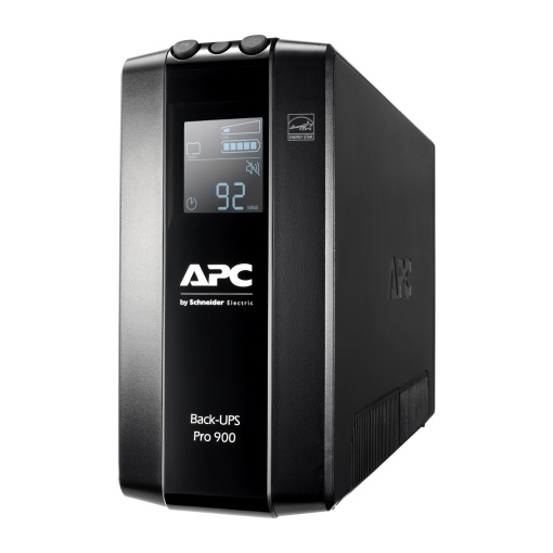 APC Back-UPS Pro, 900VA540W, torre, 230V, 6x tomadas IEC C13, AVR, LCD, bateria substituível pelo utilizador