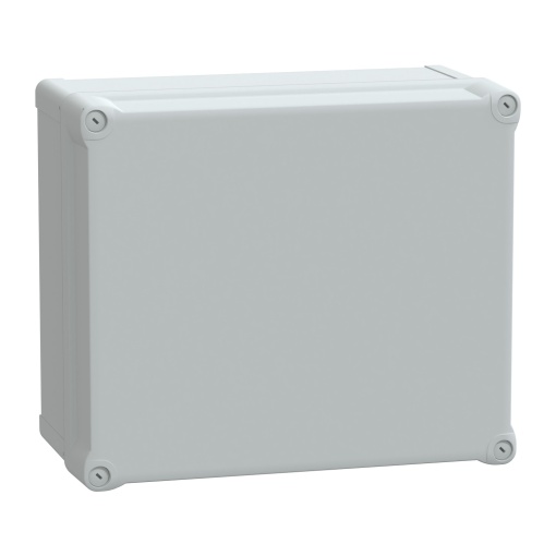PC box IP66 IK08 RAL7035 Int.H325W275D160 Ext.H341W291D168 opaque PC cover H60