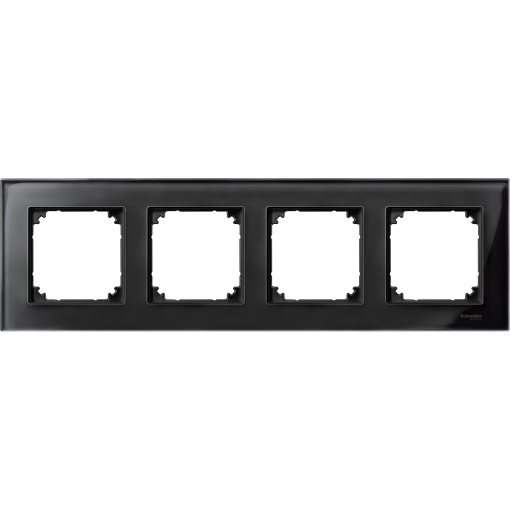 M-Elegance - Quadro 4 elementos - Vidro negro