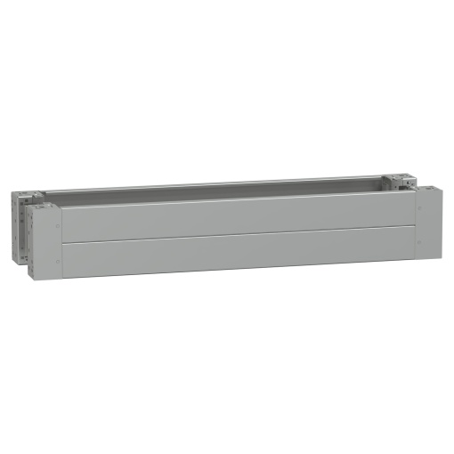 Spacial - plain front panel plinth W1200 H200 stainless steel 316L