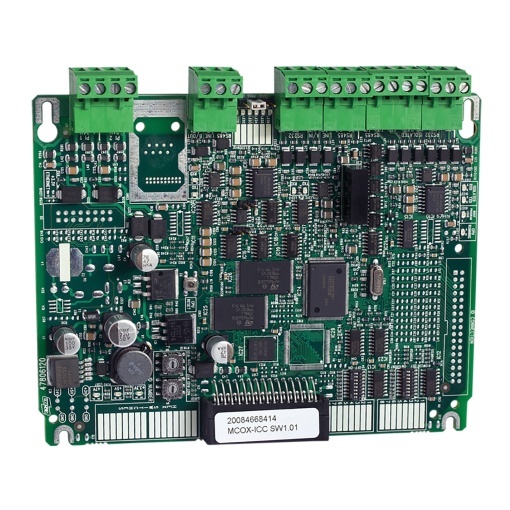 Unidade de controle lógico, MCOX-OB PCB, montagem em slot de cartão