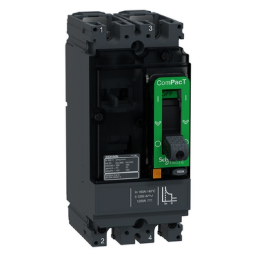 ComPacT DISJUNTOR NSX160S 70kA CA-CC 2P 160A TMD