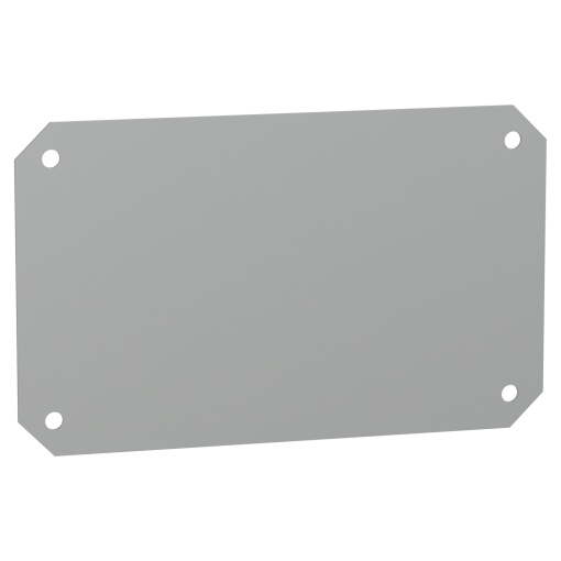 Metallic mounting plate for PLS box 18x27cm