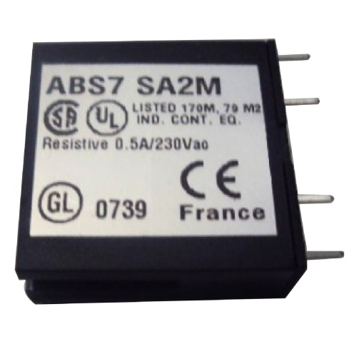 Sólido bujão relé estado - 10 mm - saída - 24..240 v ac - 0,5 a
