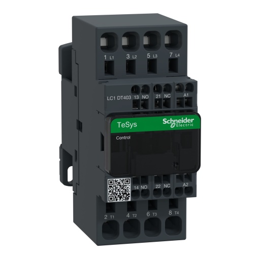 Contactor Tesys D - 4P4 NA - AC-1 -  440 V 20 A - 24 V CA 5060 Hz bobina