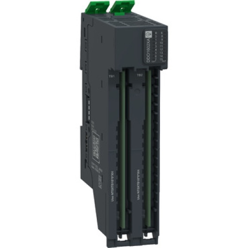 Módulo de saída discreta  base, 16 saídas, 24 V CC, 500 mA, fonte, protegido, alimentação externa, 12 fios, Modicon Edge IO NTS