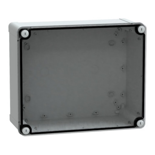 PC box IP66 IK08 RAL7035 Int.H275W225D120 Ext.H291W241D128 Transp.cover H20
