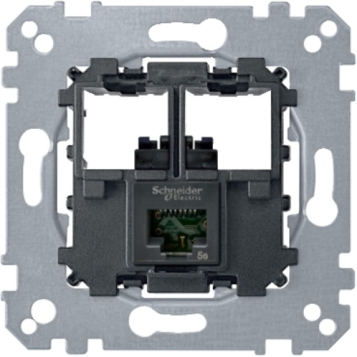 M-Elegance - Tomada RJ45 simples - cat. 5e - UTP