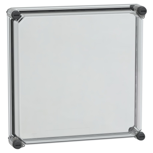 Transparent polycarbonate cover 27x27x4.5cm