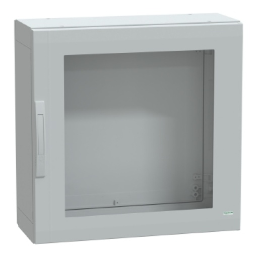 Floor standing encl. polyester vers.PLA compl.sealed 750x750x320 IP65 glazed