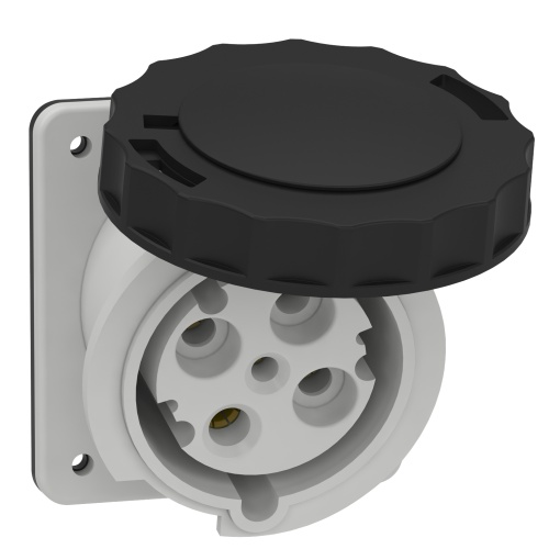 PratiKa industrial socket - 63 A - 3P  E - 480...500 V AC - IP67