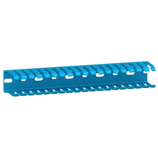 Cable duct - 144 x 30 mm - without cover - blue