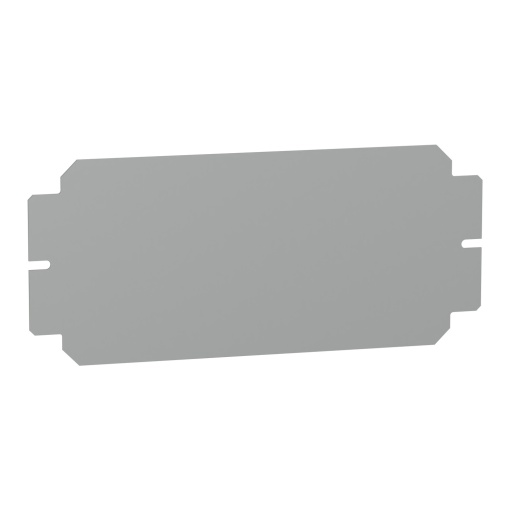 Plain mounting plate H150xW300mm made of galvanised sheet steel
