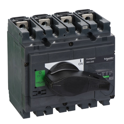 Interruptor seccionador Interpact INS250 - 250 A - 4 pólos
