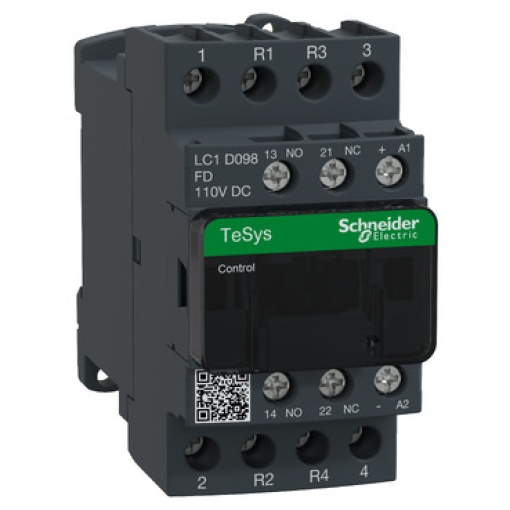 Contactor Tesys D - 4P2 NA  2 NF - AC-1 -  440 V 20 A - 110 V CC bobina