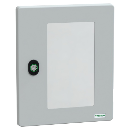 Porta envidraçada para armários PanelSet PLM3025G, Medidas 308x250x160, com fecho para 2 fechaduras versão anterior