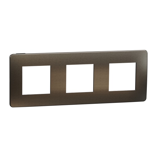 Nova Unica - Quadro 3 elementos - Studio Bronze AçoPreto