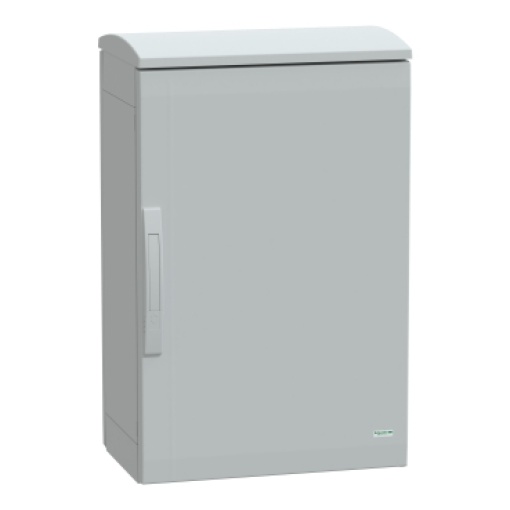 Floor standing encl. polyester vers.PLAT open top w canopy 750x500x320 IP44
