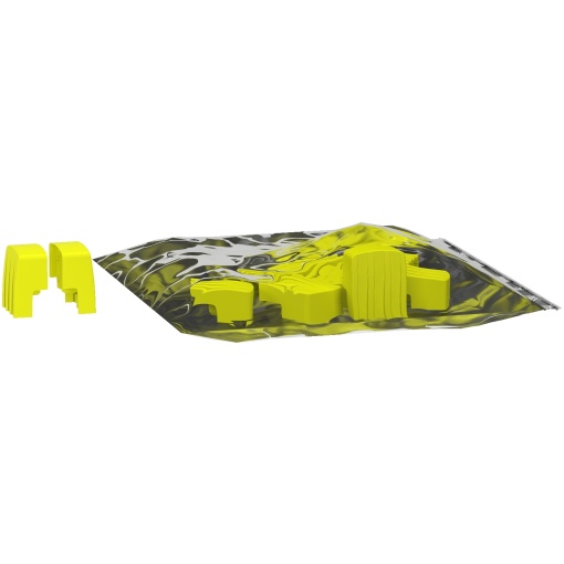 Conjunto de 10 tampas de extremidade de 3 pólos para Acti9
