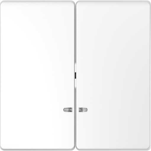 D-Life - Tecla dupla com visor - Branco