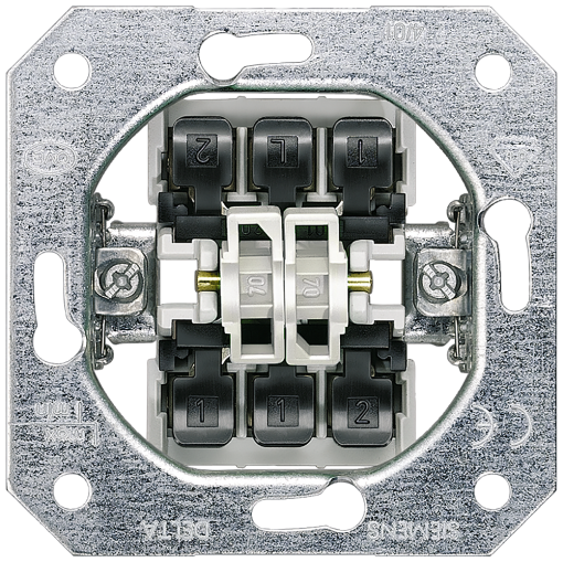 DELTA insert flushm double twoway switch
