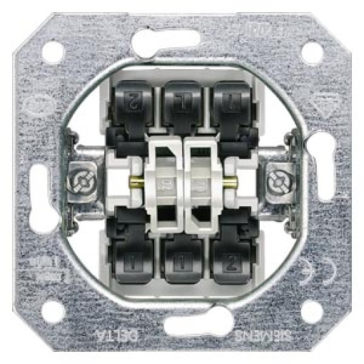 DELTA insert flushm double twoway switch