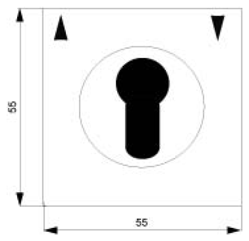 DELTA isystem electrical white flushmounting shutterblind keyoperated s