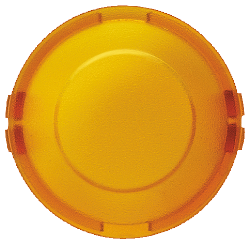 DELTA fläche IP44 surfacem spare window for light signal yellow