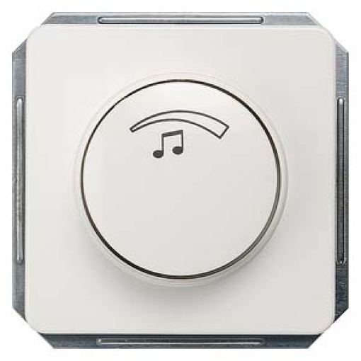 DELTA profil volume controller titanium white mono 3W 27 ohm