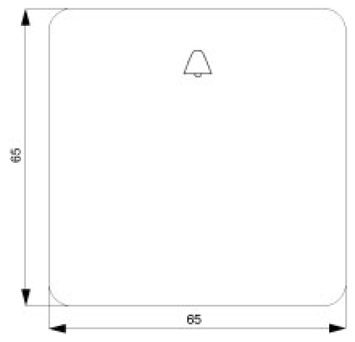DELTA profil rocker with bell symbol silver
