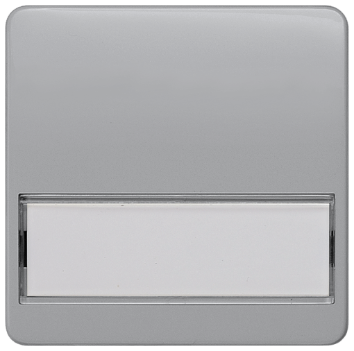 DELTA profil rocker with labeling field silver