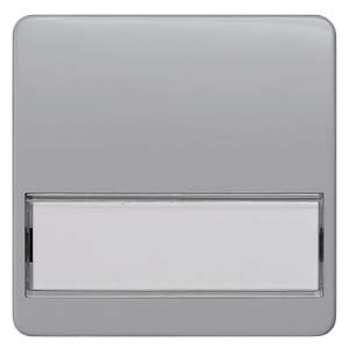 DELTA profil rocker with labeling field silver