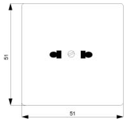 DELTA isystem socket outlet according to US standard C73 electric white