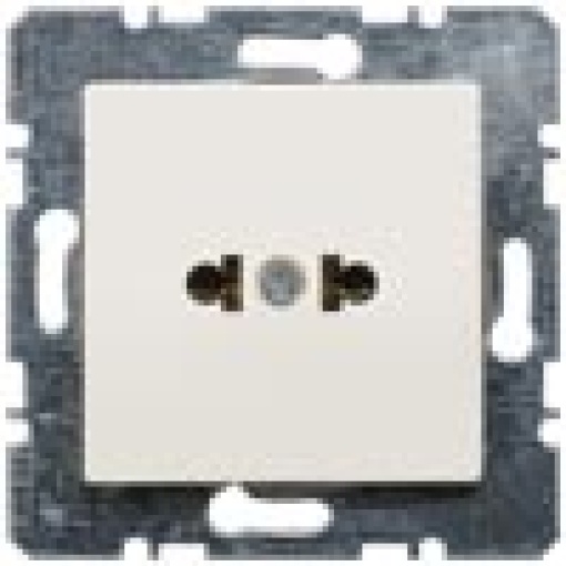 DELTA isystem socket outlet according to US standard C73 titanium white