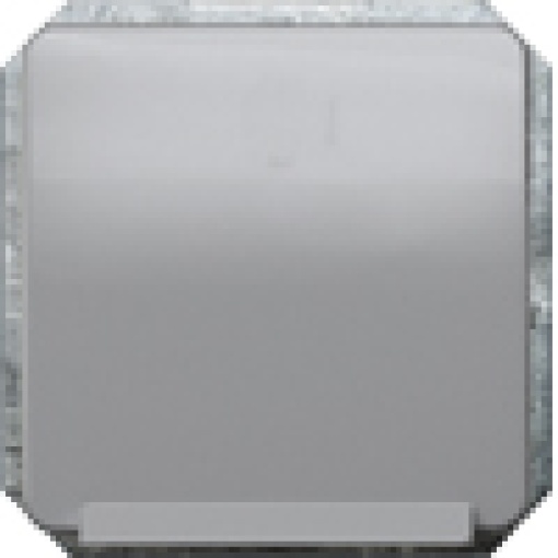 DELTA profil SCHUKO socket outlet with hinged lid titanium white