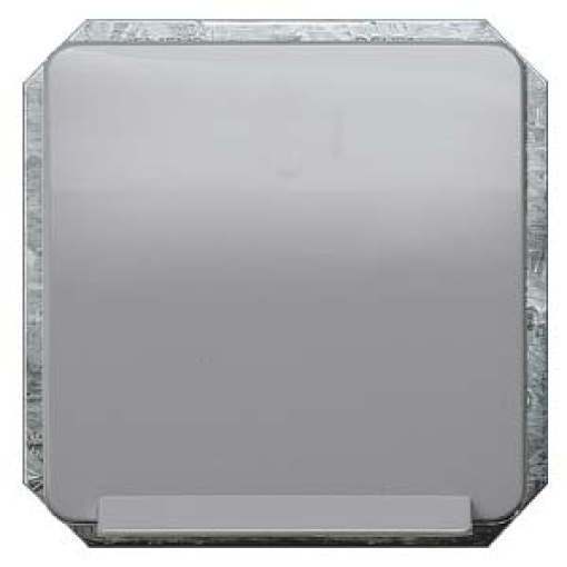 DELTA profil SCHUKO socket outlet with hinged lid titanium white