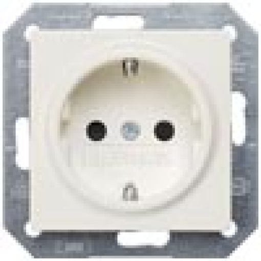 DELTA isystem SCHUKO socket outlet with increased touch protection titanium