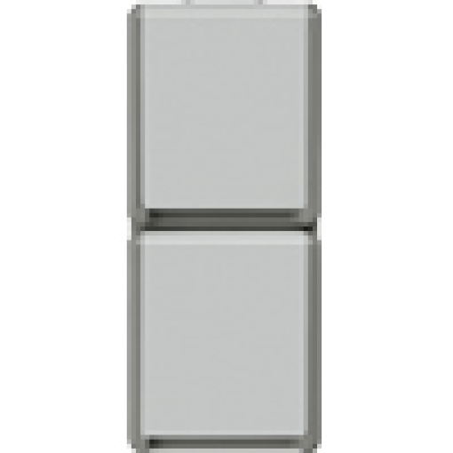 DELTA fläche IP44 surfacem SCHUKO socket outlet double vertical
