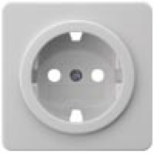 DELTA profil socket cover without insert pearl gray