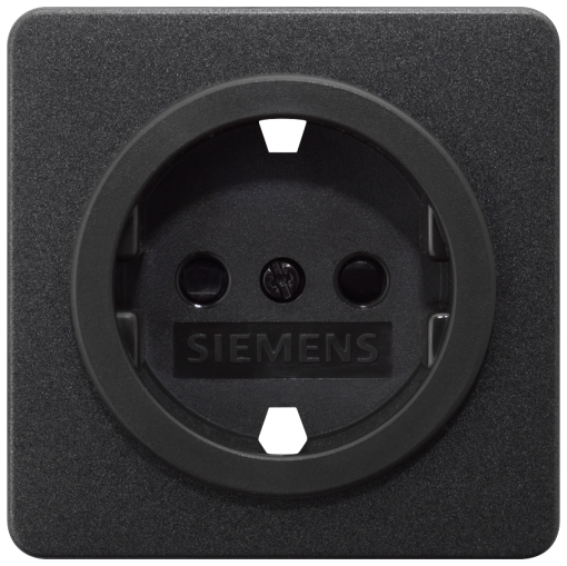 DELTA profil socket cover with increased touch protection anthracite wo in