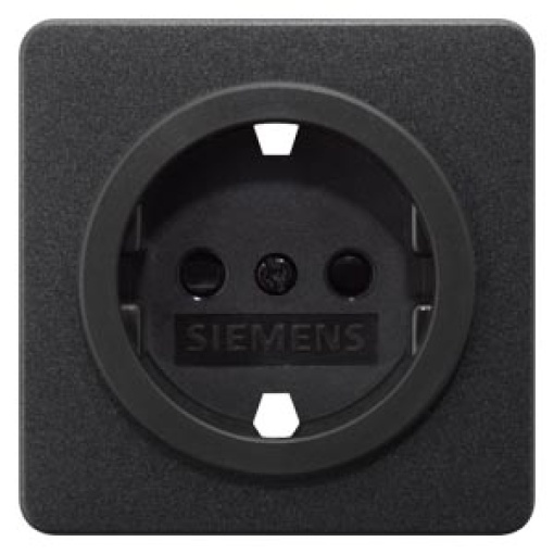 DELTA profil socket cover with increased touch protection anthracite wo in