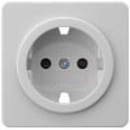 DELTA profil socket cover with increased touch protection pearl gray wo in