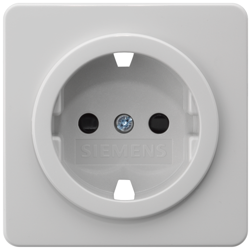 DELTA profil socket cover with increased touch protection pearl gray wo in