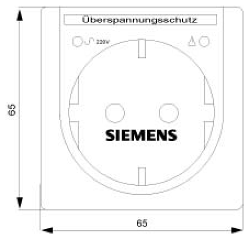 DELTA profil socket outlet with hinged lidlabeling field and incr touch pro