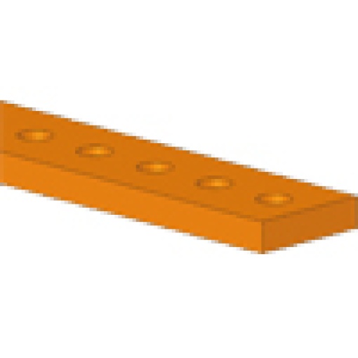 StabSIKUS Universal Copper bar L2000 mm 20x 5 mm drilled