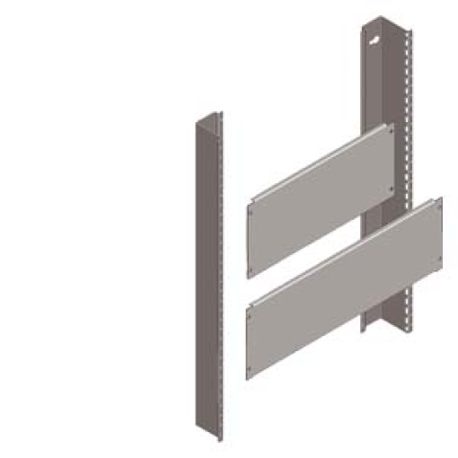 StabSIKUS Universal Terminal strip vertical 3 DIN rails A L365 mm H400 mm 