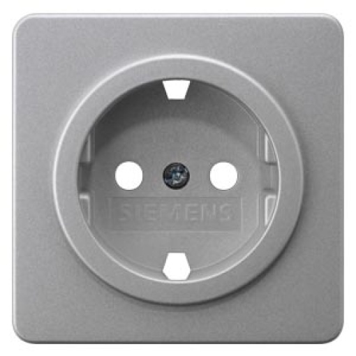 DELTA profil socket cover without insert silver