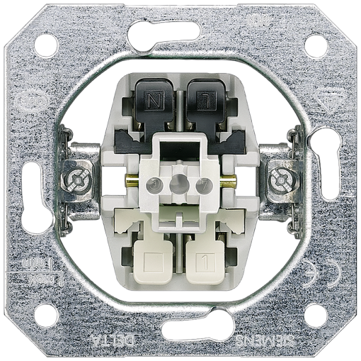 DELTA insert flushm pushbutton with N terminal 1 NO