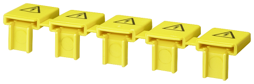 Touch protection for open terminals yellow