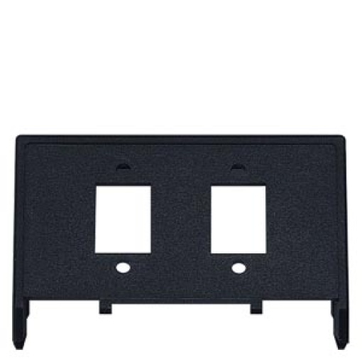 DELTA fiberoptic mounting plate for 2 FO installation couplings 2xSC AMP
